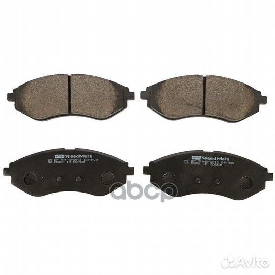 Колодки chevrolet aveo (T200,T250) smbpg013