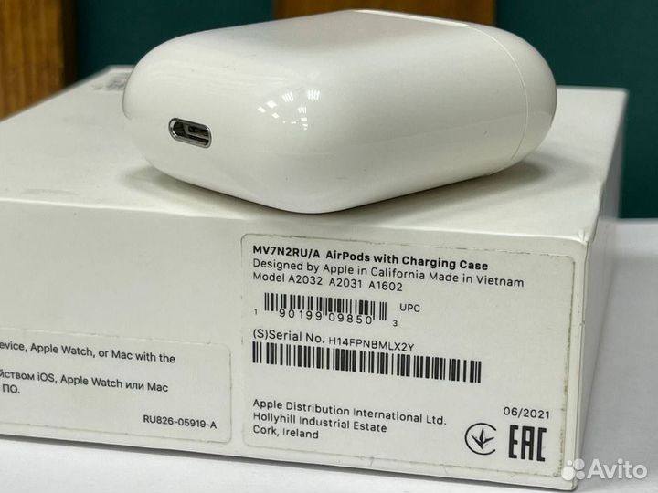 Наушники Apple Air pods 2 gen