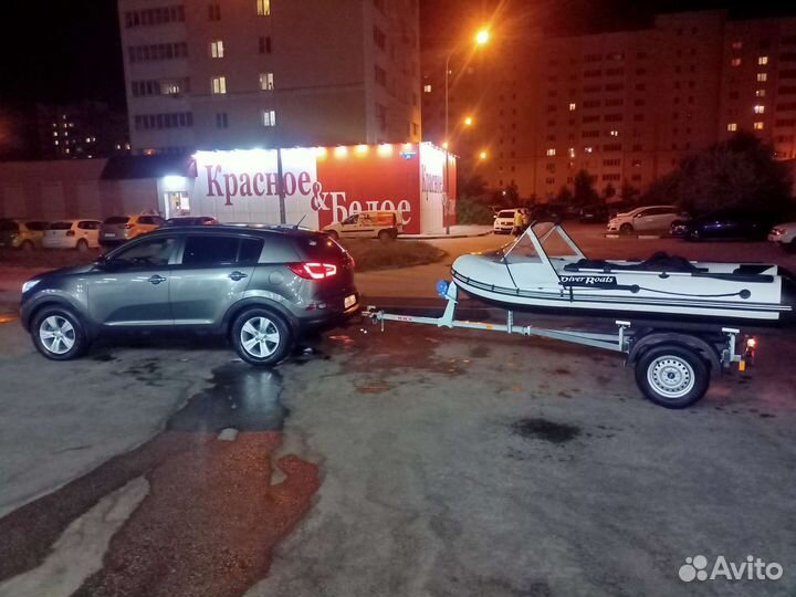 Лодка+мотор 9.9+прицеп мзса