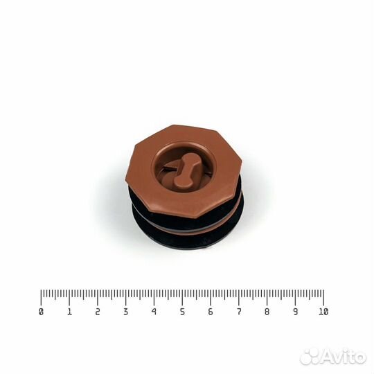 Клипса застежка для 3D ковриков 4 элемента, светло