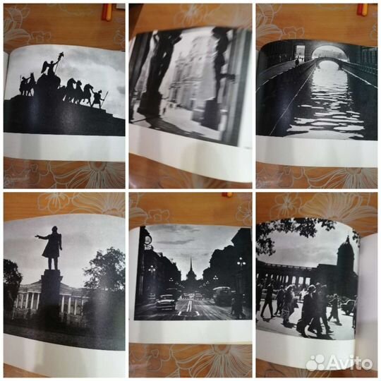 Книга силуэты Ленинграда71г, (русск-англ)