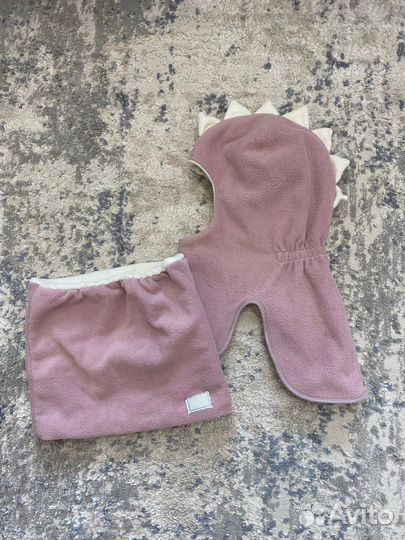 Шапка шлем для девочки 54-56