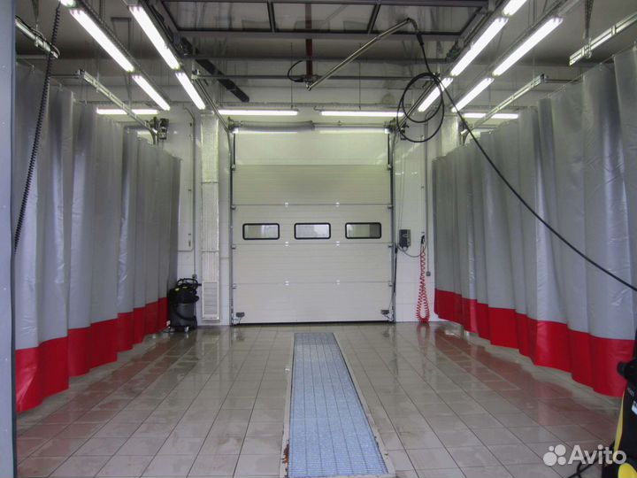 Шторы для предприятий и автомоек