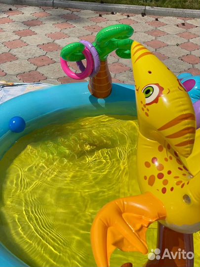 Детский бассейн intex динозавры