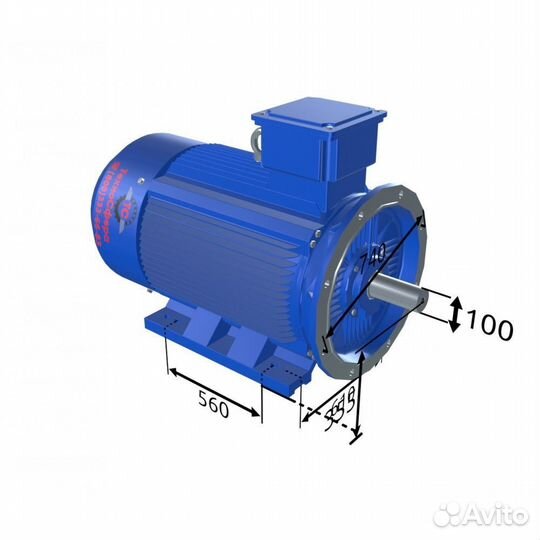 Электродвигатель аир 355MLA4 (355кВт/1500об.мин)