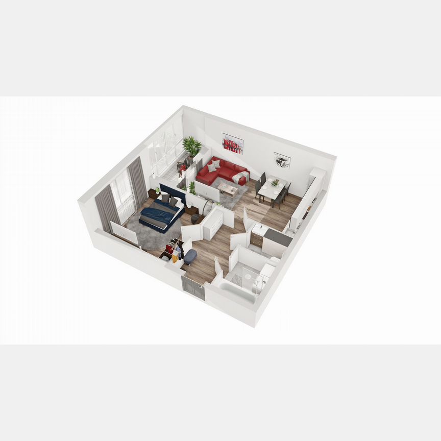 2-к. квартира, 53 м², 3/8 эт.