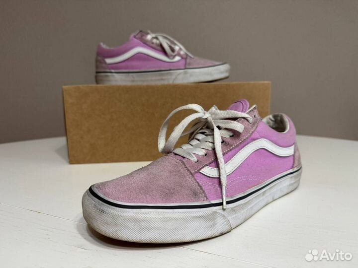 Кеды vans old skool женские розовые