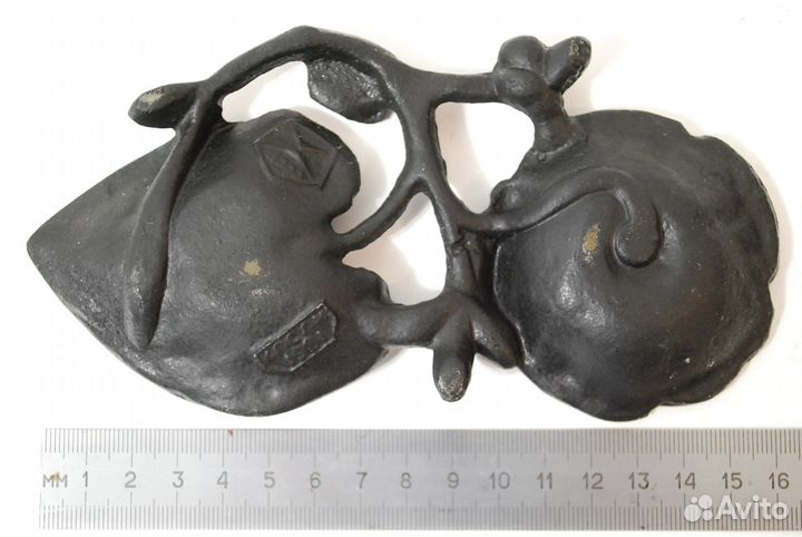 Пепельница Лист и цветок. 