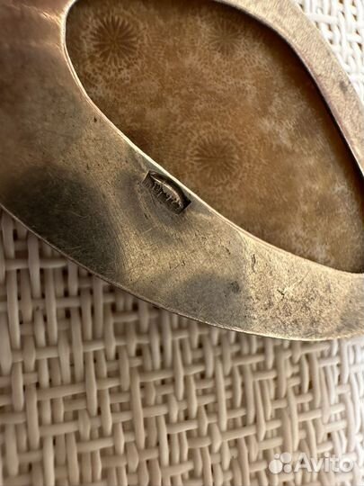 Колье коралл серебро 925 звезда патина винтаж