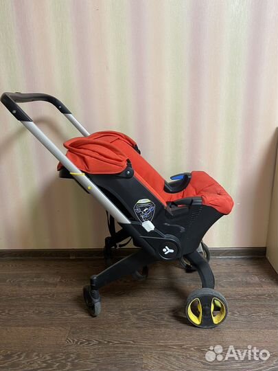 Коляска-автокресло Foo-Foo красная