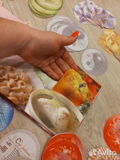 Кулинарная книга с карточками рецептами