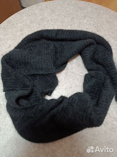 Комплект шапка и снуд женский