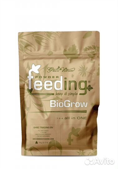 Удобрение Powder Feeding BIO Grow 1 кг