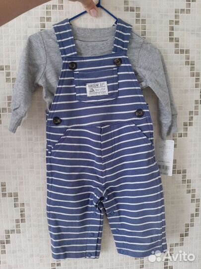 Новый Комбинезон Carters для мальчика 3-6 мес