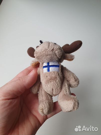 Мишка сувенир из Австрии, лось из Финляндии