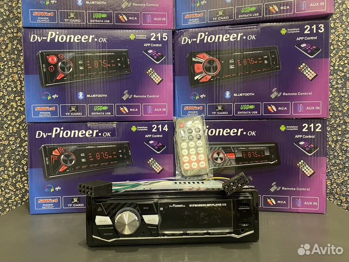 Магнитола Pioneer с Bluetooth