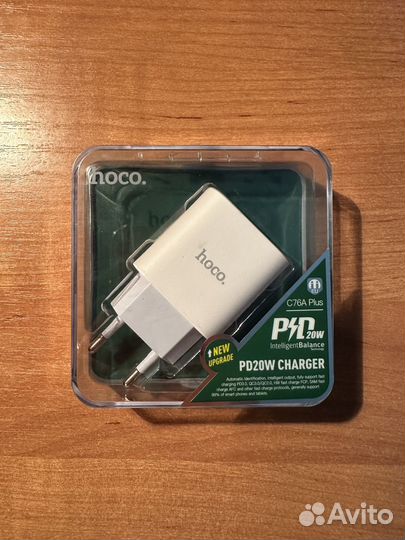 Адаптер для зарядки iPhone Hoco PD20W Type-C
