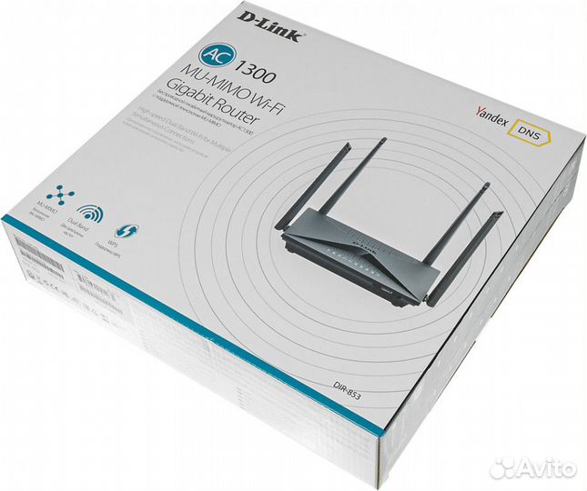 Wi-Fi роутер D-Link DIR-853/URU/R3A