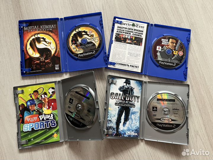 Игры, диски для PlayStation 2 ps2 лицензия