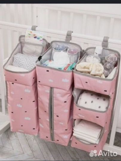 Органайзер на кроватку или пеленальный стол