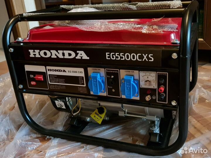 Бензиновый генератор Honda eg 5500cxs новый