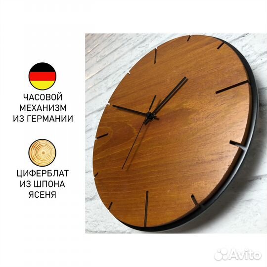 Настенные часы в стиле Minimalism / Loft (мод.14)