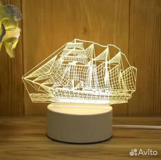 3D Светильник,Небольшой Ночник