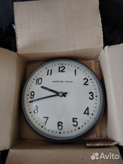 Часы настенные большие СССР лофт винтаж