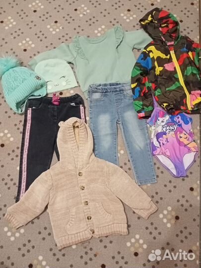 Вещи пакетом на девочку