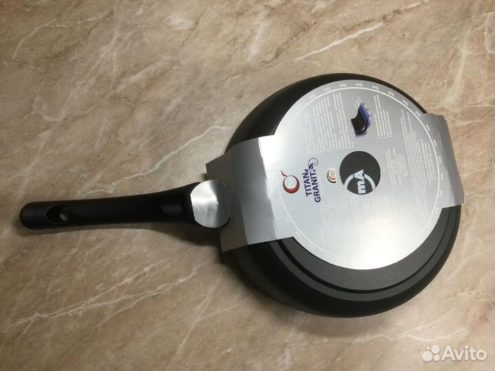 Сотейник Tima Titan Granit 24 см новый погнут