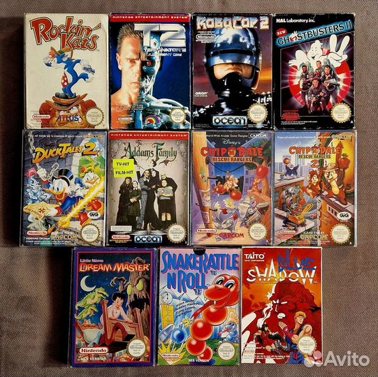 Картриджи NES