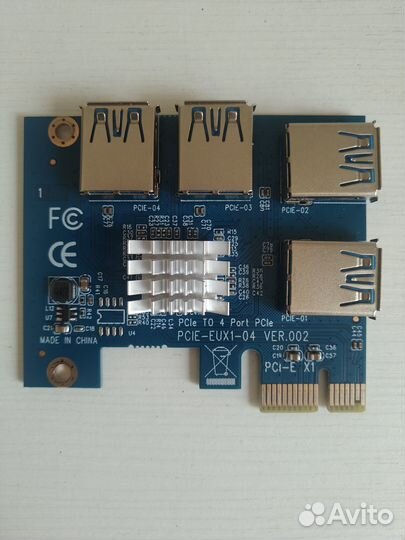 Карта расширения pci-e 1-4 USB