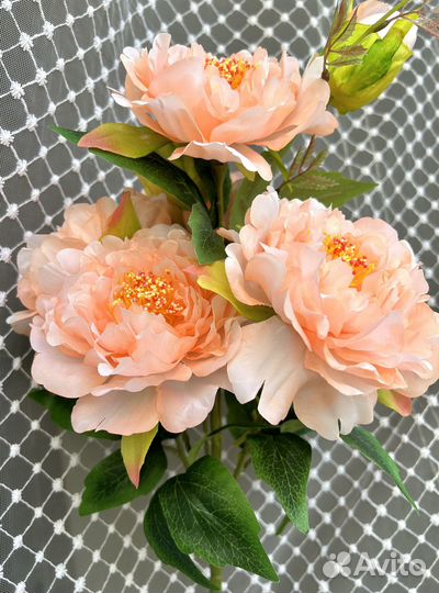 Искусственные цветы пионы