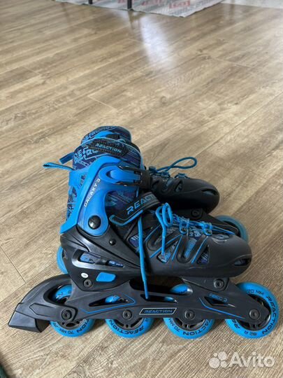 Ролики детские раздвижные reaction 36-40