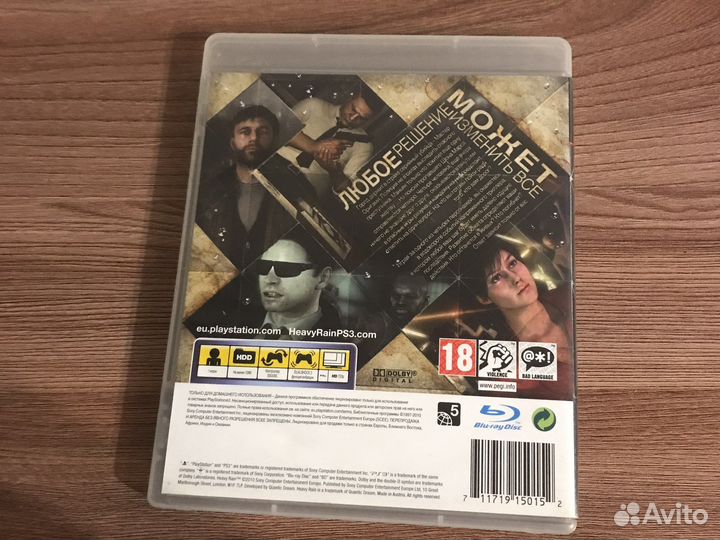 PS3 / пс3 Игра Play Station 3 Heavy Rain