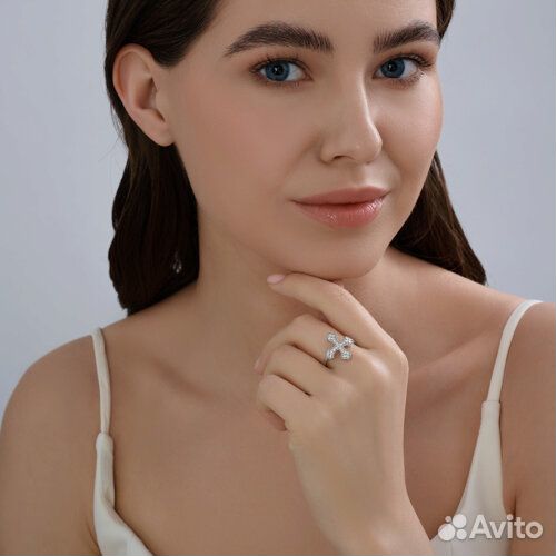 Кольцо sokolov из серебра, 94014407, р.17,5