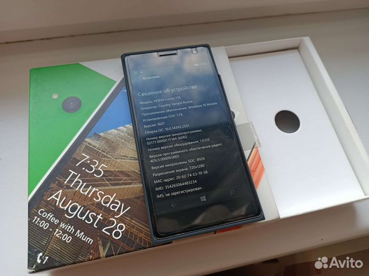 Телефон nokia lumia 735