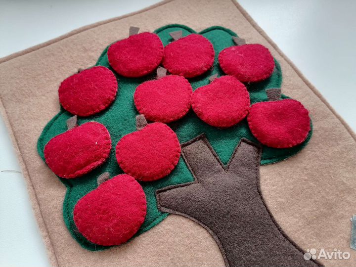 Математическая игра из фетра 