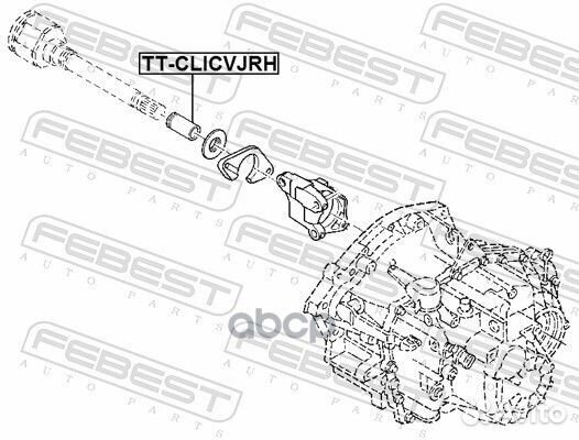 Втулка внутреннего ШРУСа renault logan 2005-201