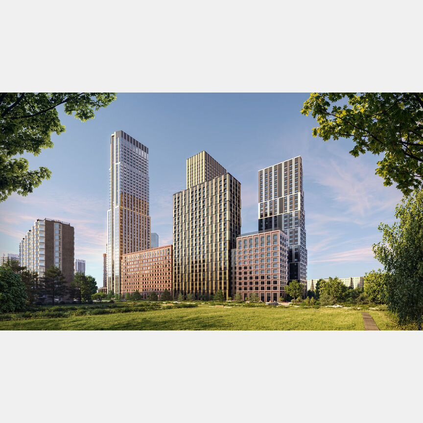 2-к. квартира, 42,6 м², 12/24 эт.