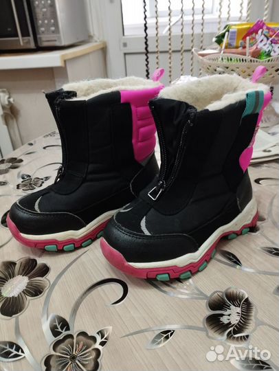 Сапожки зимние детские р 25