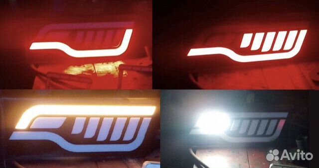 Фонари диодные ваз 2114 в стиле Q7