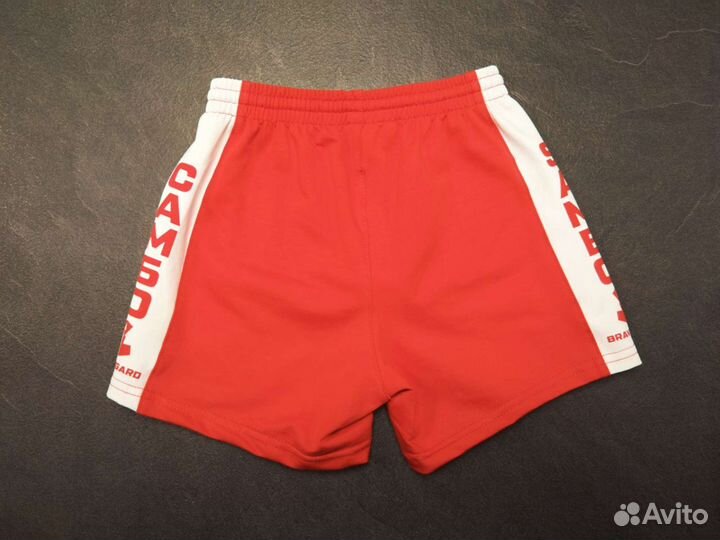 Шорты для самбо bravegard, красные/синие