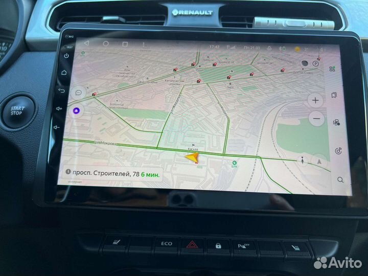Renault Duster Arkana Android магнитола teyes