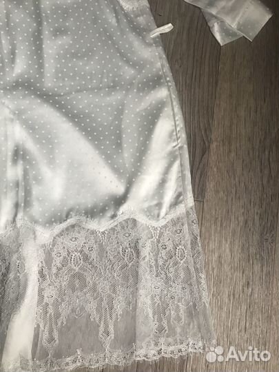 Халат женский шелковый