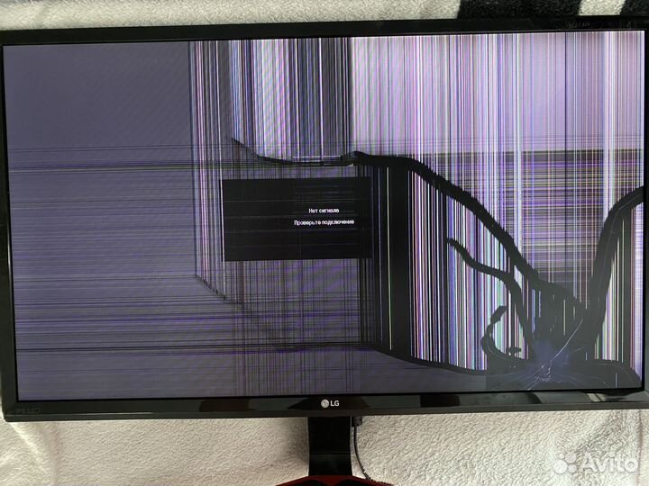 Монитор LG игровой на запчасти