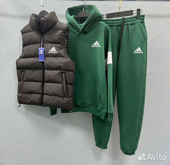 Флисловый костюм adidas