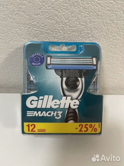 Кассеты Gillette mach3