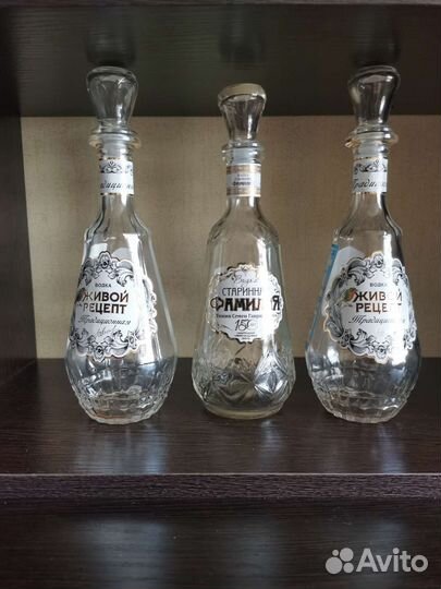 Графин 0.5л стекло для водки