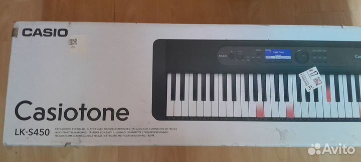 Синтезатор Casio LK-S450 с Подсветкой Клавиш